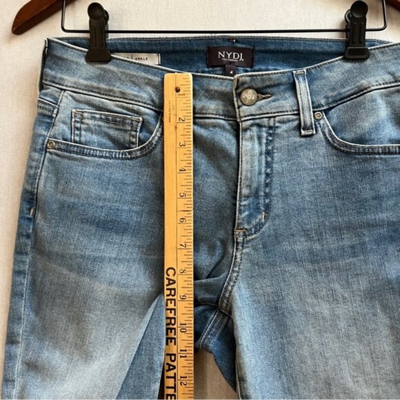 NYDJ Alina Ankle Light Blue Skinny Jeans Sz 4 - Picture 8 of 11